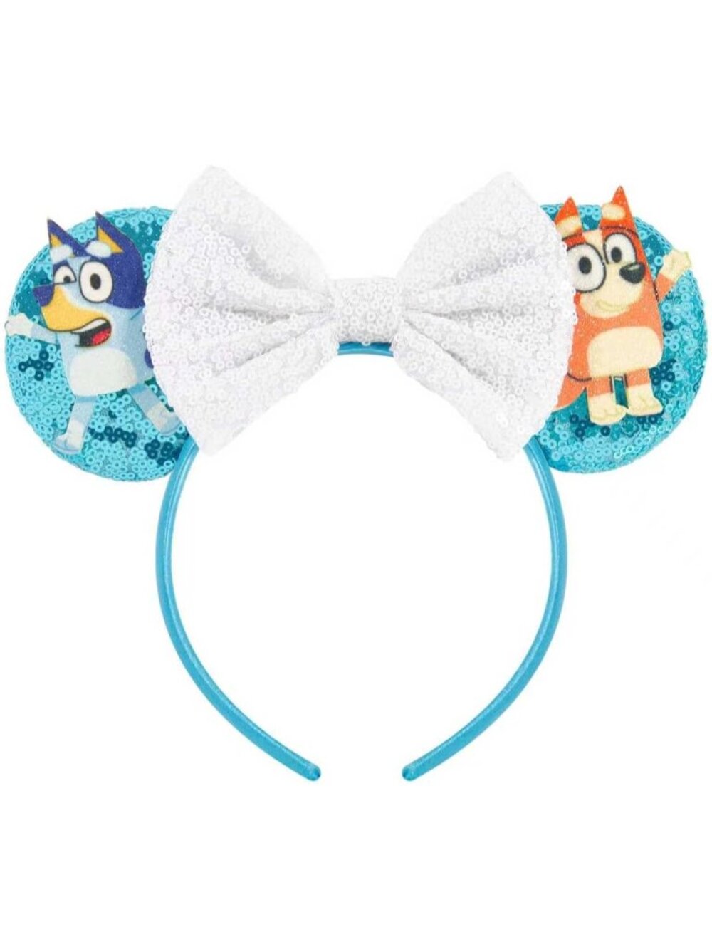 Women Bule Cartoon Mickey Mouse Costume Headband For Cosplay